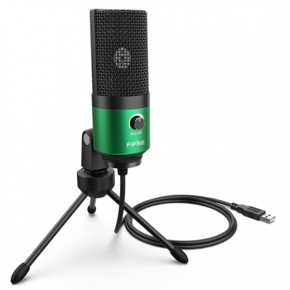 Микрофон Fifine K669, зеленый
