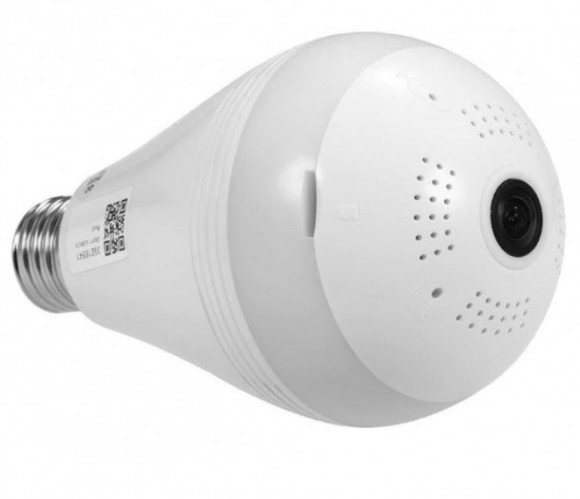 Лампочка E27 с панорамной Wi-Fi камерой V380 VR CAM