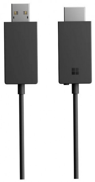 ТВ-адаптер Microsoft Wireless Display Adapter (P3Q-00022), черный