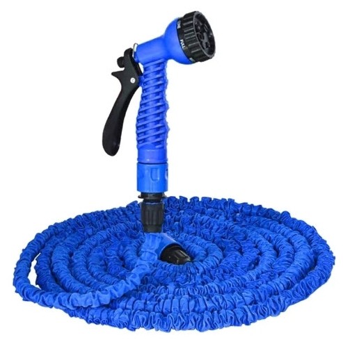 Комплект для полива XHOSE Magic Hose 60 метров (с распылителем), синий