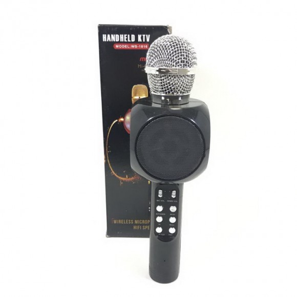Беспроводной караоке-микрофон WSTER WS-1816, черный
