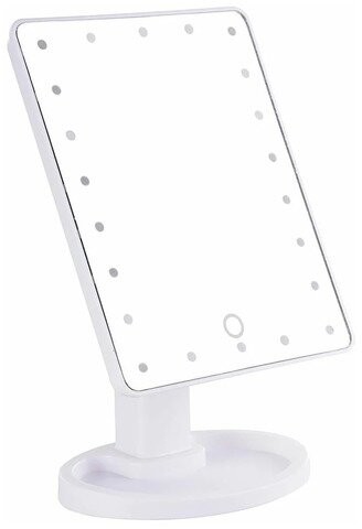 Косметическое зеркало для макияжа с подсветкой Large LED Mirror XR-1608, белый