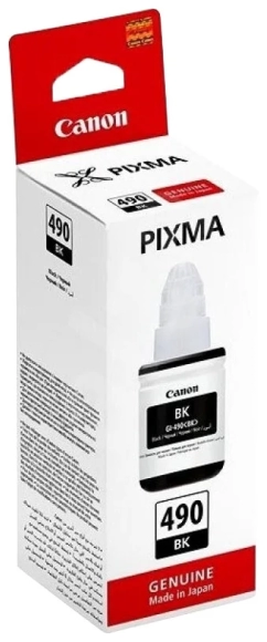 Чернила Canon GI-490BK (0663c001), для Canon PIXMA G1400, Canon PIXMA G2400, Canon PIXMA G3400, Canon PIXMA G4400, черный, 6000 стр.
